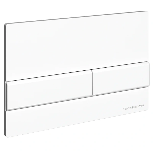 Клавиша смыва Ceramica Nova Flat белая - фото 3