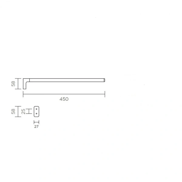 Полотенцедержатель для ванной Keuco Moll 12722 - фото 3