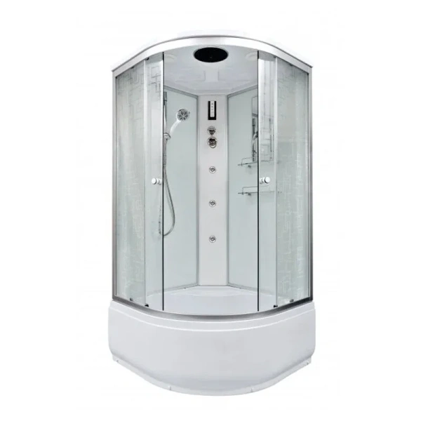 Душевая кабина Deto EM 90x90 см с радио - фото 1