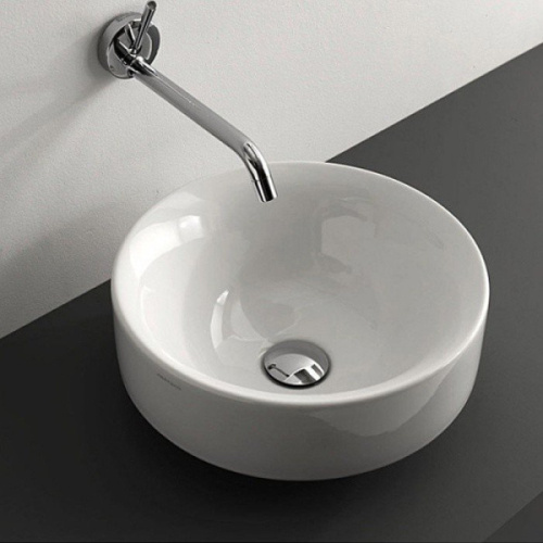 Раковина накладная белая Kerasan Cento, современные, hi-tech - фото 2