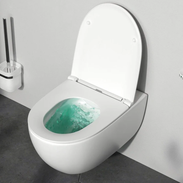 Унитаз с инсталляцией Am.Pm Awe IS490 с сиденьем микролифт и клавишей, с инсталляцией index_1 - фото 5