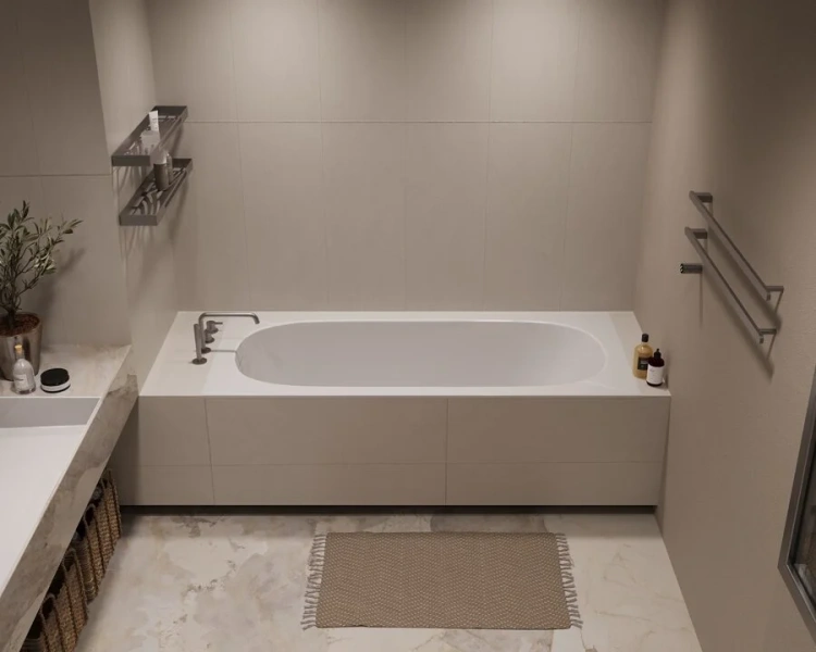 Ванна акриловая Vincea VBT-710-1700, 170 x 75 см, белая, без гидромассажа - фото 6