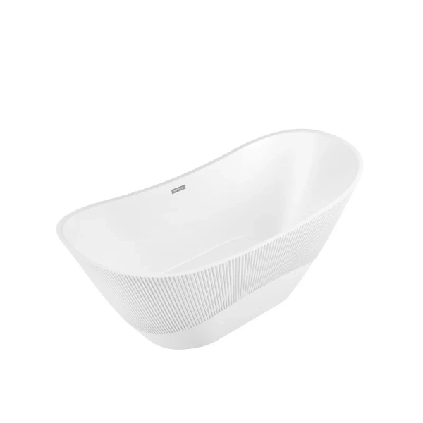Ванна акриловая Grossman Galaxy, GR-2104M, 170 x 75 см, отдельностоящая, белая матовая - фото 1