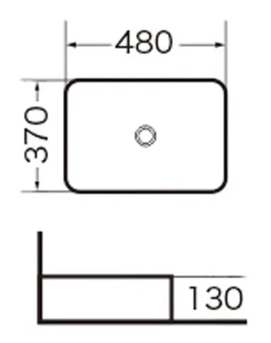 Раковина Grossman 48 см белая - фото 2