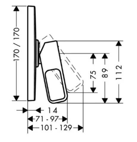 Смеситель на душа Axor Urquiola 11625000 - фото 2