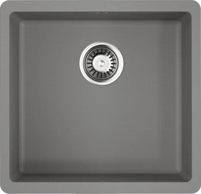 Мойка для кухни Omoikiri Kata-44-U-GR 44 см Leningrad Grey - фото 1
