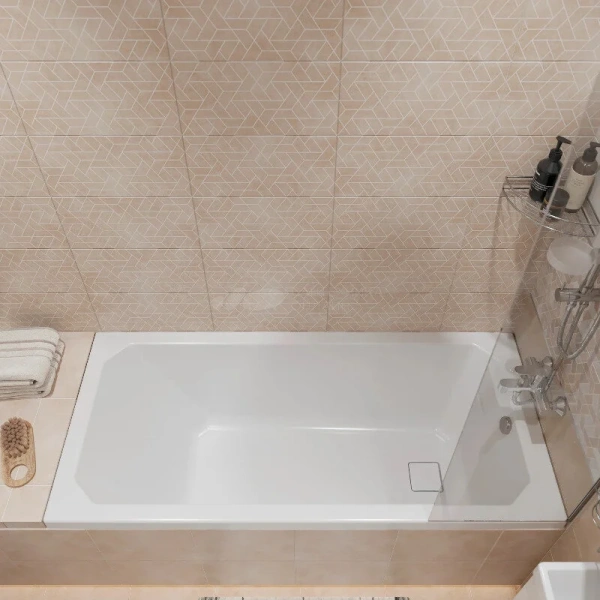 Акриловая ванна Diwo Элиста 170x70 пристенная с каркасом российская белая Щ0000055167/Щ0000048581, прямоугольные - фото 5