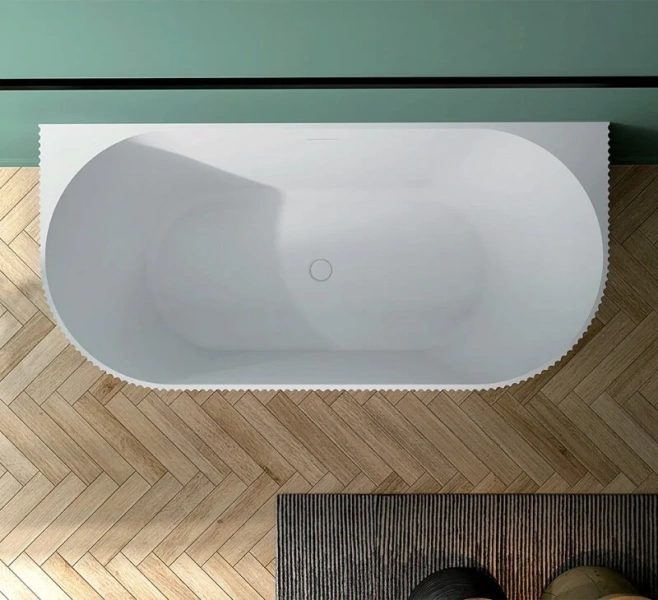 Акриловая ванна Abber 170х80 см приставная, современныe, hi-tech - фото 3