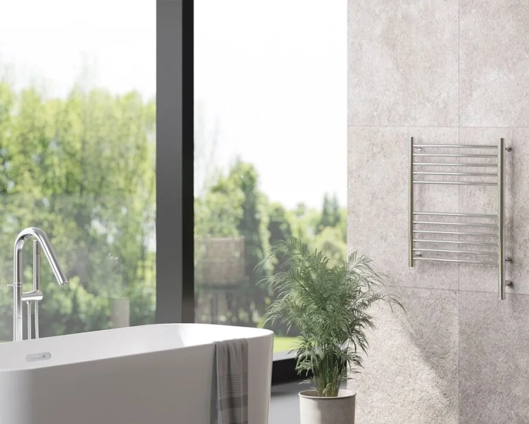 Полотенцесушитель электрический Сунержа Богема 3.0 50х60 см левый без покрытия, лесенка, вертикальные - фото 4