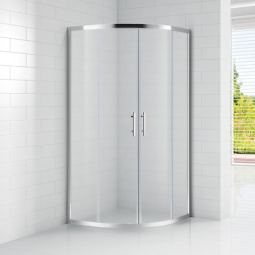 Душевой уголок Cezares Eco 90x90 см стекло рифленое - фото 1