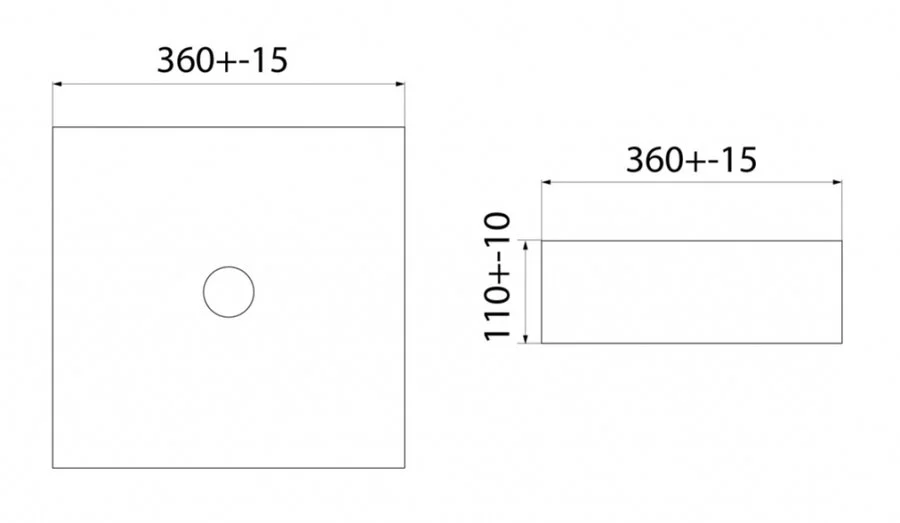 Раковина IDDIS Slide 36 см серая матовая, современные, hi-tech - фото 2