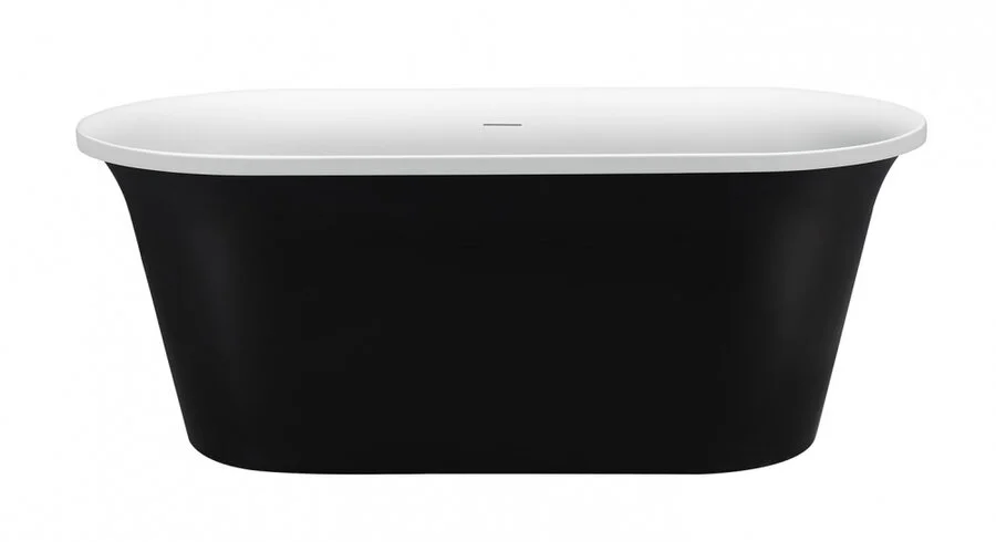 Ванна акриловая Aquanet Family Smart 170 x 78 см, черный глянцевый, 261053 - фото 1