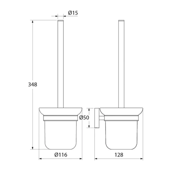 Ершик IDDIS Calipso подвесной - фото 2