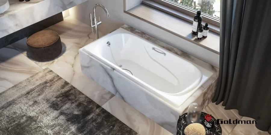 Ванна чугунная Goldman Nova NV18080, 180 х 80 см, белая - фото 3