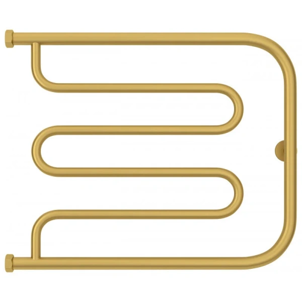 Полотенцесушитель водяной Сунержа Лира+ 65х50 см матовое золото, золото - фото 3