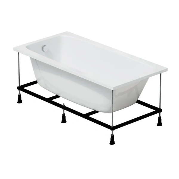 Ванна акриловая Corpa Nera Vasari, CN05010WH, 140 х 70 см, цвет белый - фото 4