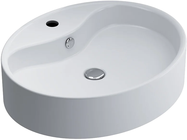 Раковина Am.Pm Func 56 см белая, из санфарфора - фото 7