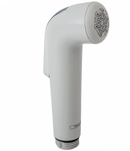 Гигиеническая лейка с держателем и шлангом Hansgrohe белый/хром - фото 3