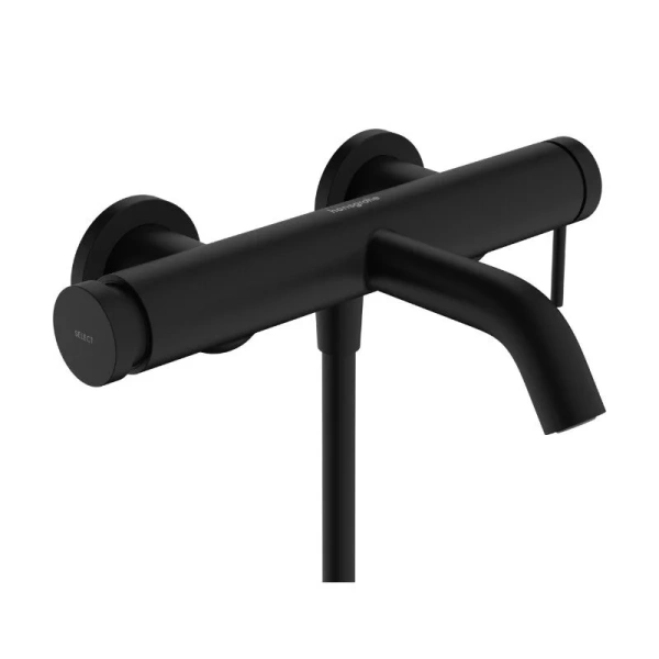 Смеситель для ванны Hansgrohe Tecturis S матовый черный - фото 1