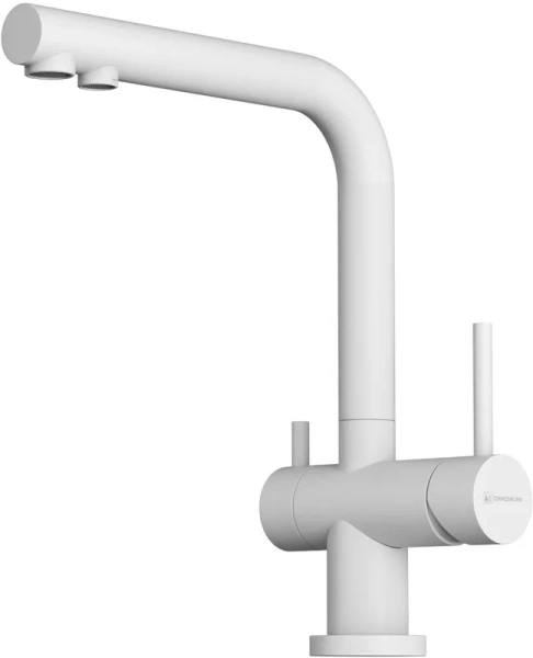 Смеситель для кухни Omoikiri Nagano-WH-P белый - фото 2