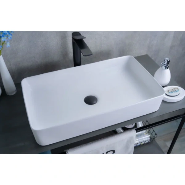 Раковина GID Geometrico Wm9396 60 см белая матовая, 60 см - фото 6