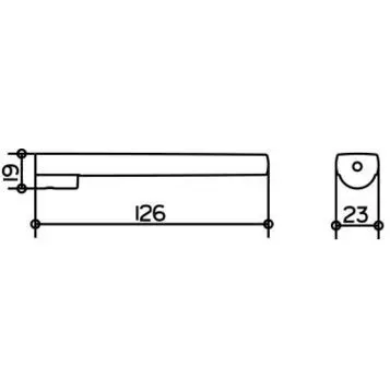 Бумагодержатель для ванной Keuco Moll 12763 - фото 2