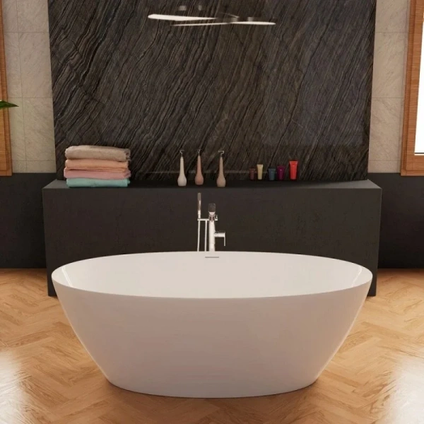 Ванна акриловая Frank F6123, 12525, 170 х 80 см, цвет белый - фото 4