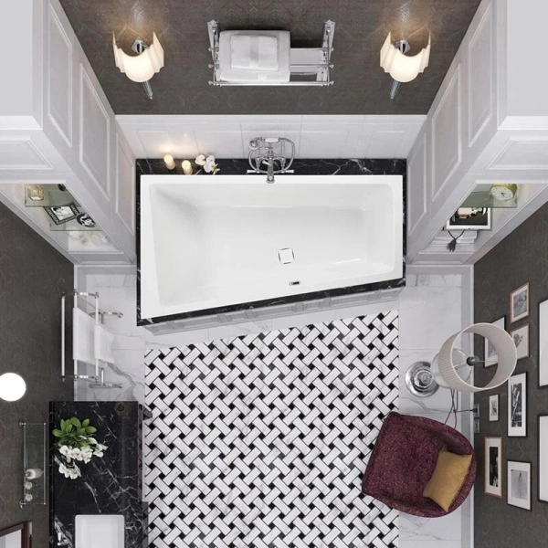 Ванна акриловая Vagnerplast Cavallo Offset 160×90 см правая - фото 4