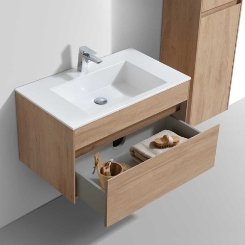 Тумба под раковину подвесная Vincea Chiara 79,2 см N.Oak, подвесная, пристенная - фото 4