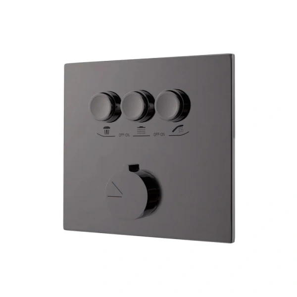 Душевой комплект Vincea Inspire вороненая сталь, в наличии - фото 6