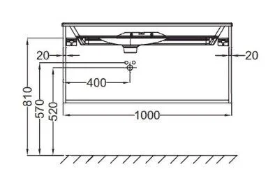 Тумба под раковину подвесная Jacob Delafon Nouvelle Vague 100 см белая глянцевая, в наличии - фото 2
