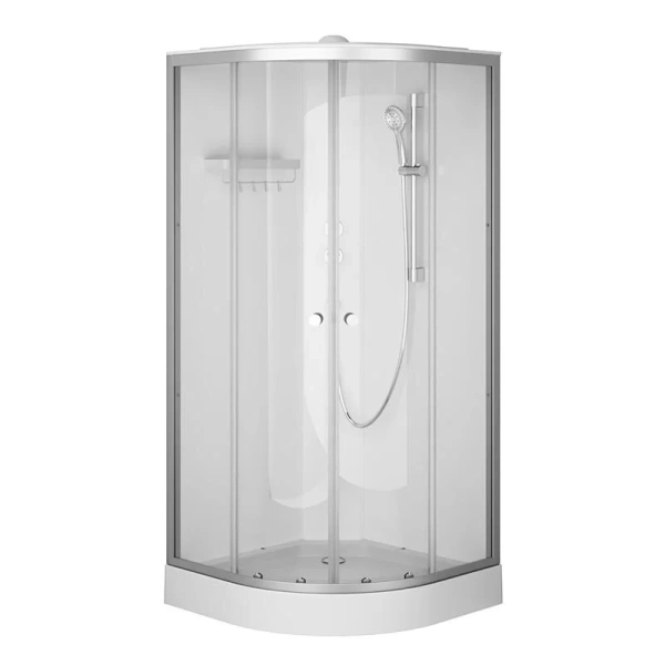 Душевая кабина Am.Pm X-Joy 90x90 см профиль хром стекло прозрачное - фото 1