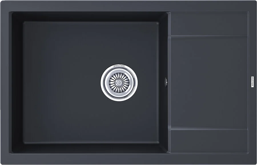 Мойка для кухни Paulmark Flugen 78 см антрацит - фото 1
