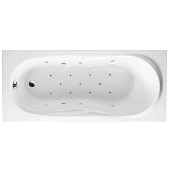 Ванна гидромассажная Excellent Sekwana Relax 170 x 75 см, белый/хром, WAEX.SEK17.RELAX.CR - фото 1