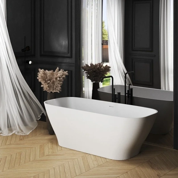 Ванна из искусственного камня Radostone Ernica VERA10000170, 170 x 70 см, цвет белый матовый - фото 3