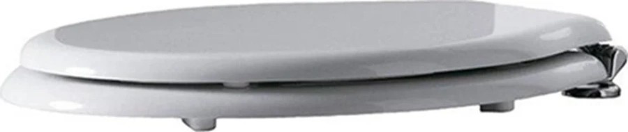 Сиденье для унитаза softclose, полиэстер, цвет белый, Simas Londra, по запросу - фото 2