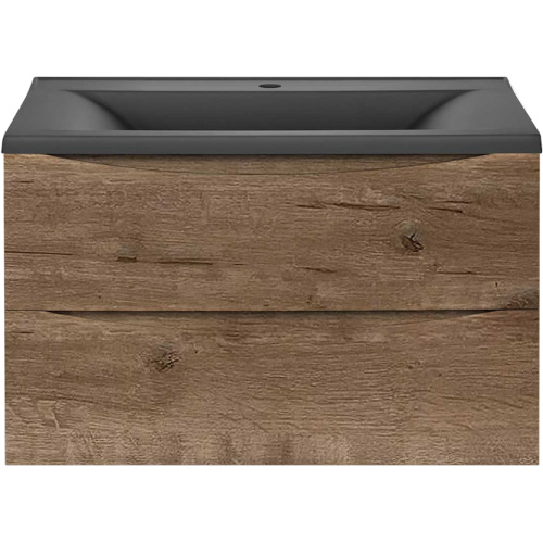 Тумба под раковину подвесная Vincea Mia 79 см V.Oak, комплект (набор) - фото 8