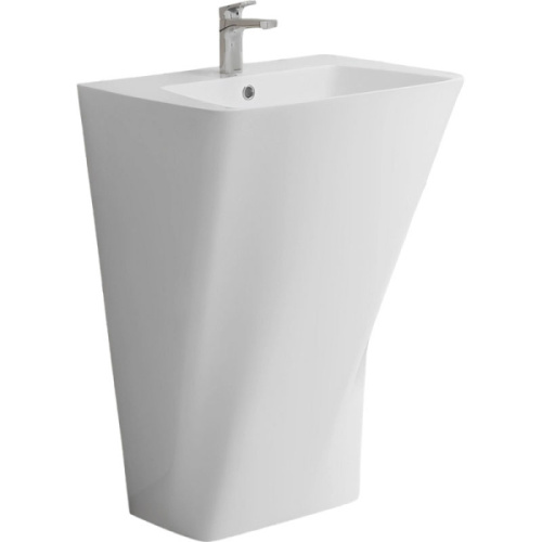 Раковина напольная Azzurra Hera 63 см белая - фото 1