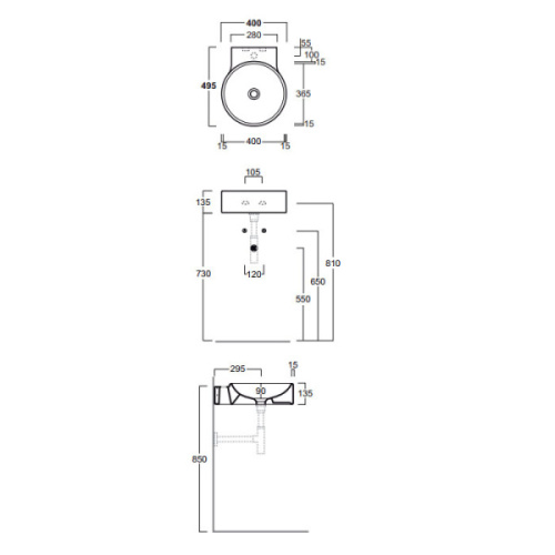 Раковина Simas Flow FL 14 - фото 4