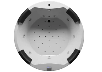 Ванна гидромассажная Riho Thermae Line Carmen 180 х 180 см (BZ29), с гидромассажем - фото 5