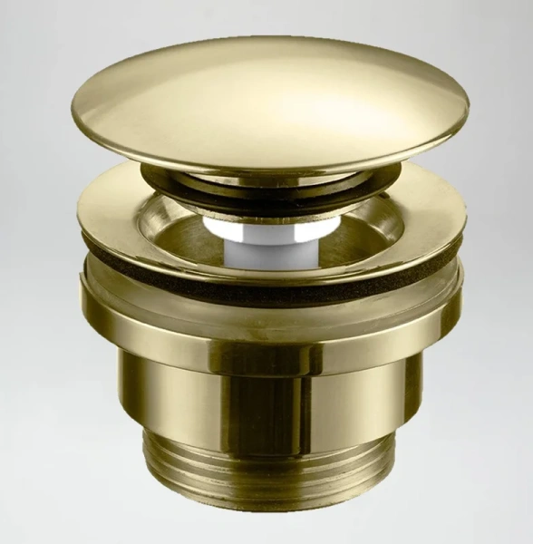 Донный клапан для раковины Paffoni медовое золото, в наличии - фото 2