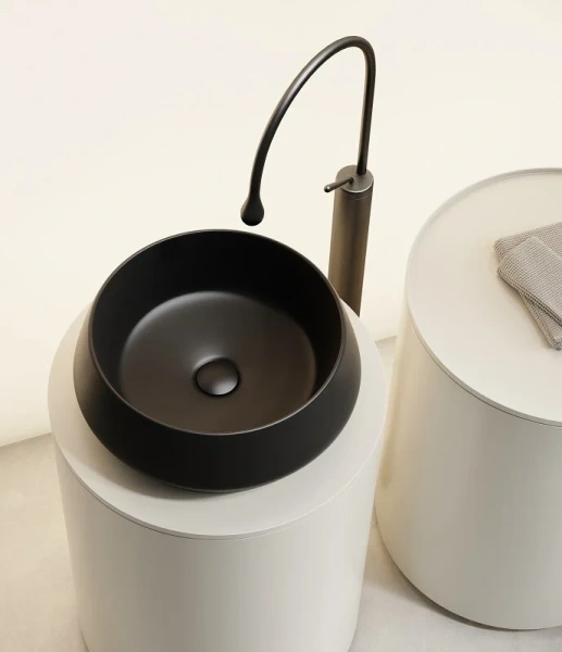 Раковина Ceramica Nova Maya 35 см черная матовая, из санфарфора - фото 6