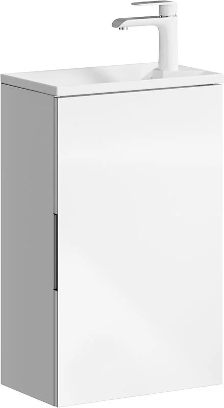 Тумба под раковину подвесная Aqwella Accent 40 см белая - фото 1