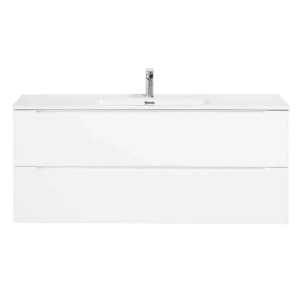 Тумба под раковину подвесная BelBagno Etna 120 см bianco lucido