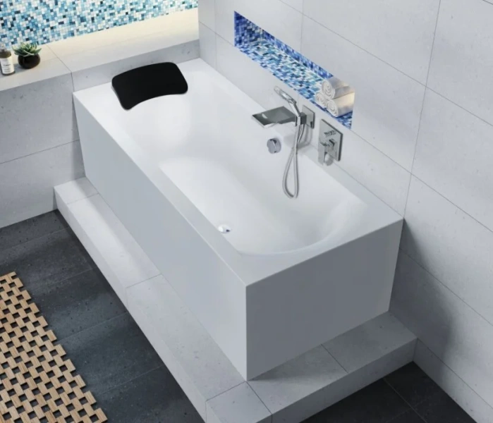 Акриловая ванна Riho Linares Plug & Play B141010005/B141011005, 170 x 75 см, левая/правая, цвет белый - фото 3