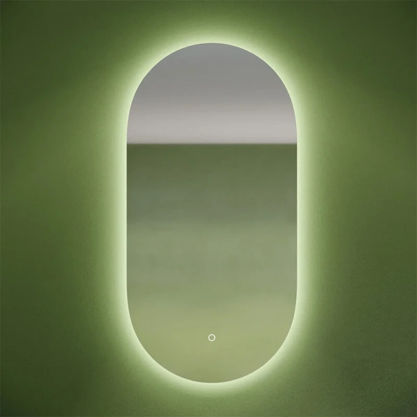 Зеркало с подсветкой Sancos Oval 45 см с диммером, с подсветкой - фото 6
