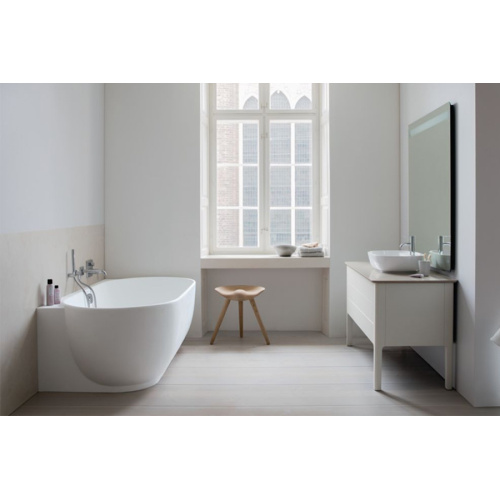 Ванна из искусственного камня Duravit Luv 185x95 см белая - фото 2