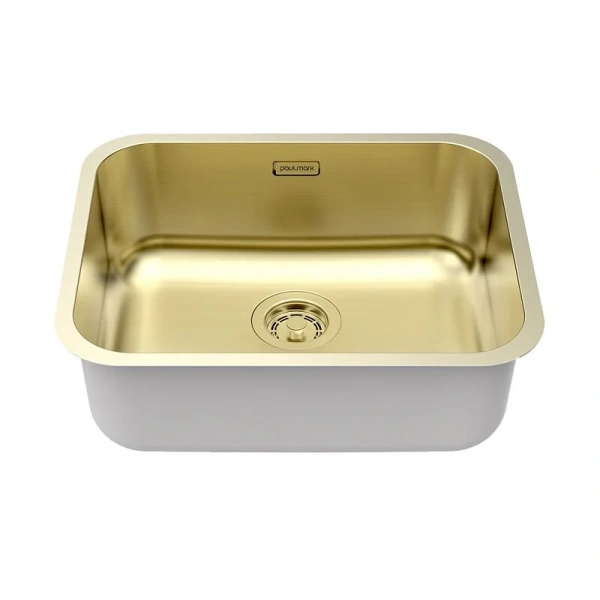 Мойка для кухни Paulmark Vello 53 см светлое золото - фото 3