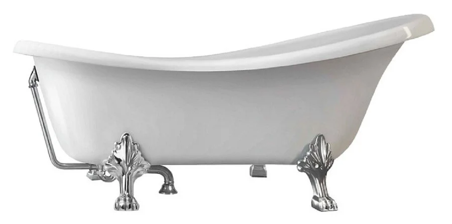 Ванна из искусственного камня Belux Ладья ВЛА 1600, 4810924281951, 160 x 75 см, белый - фото 4