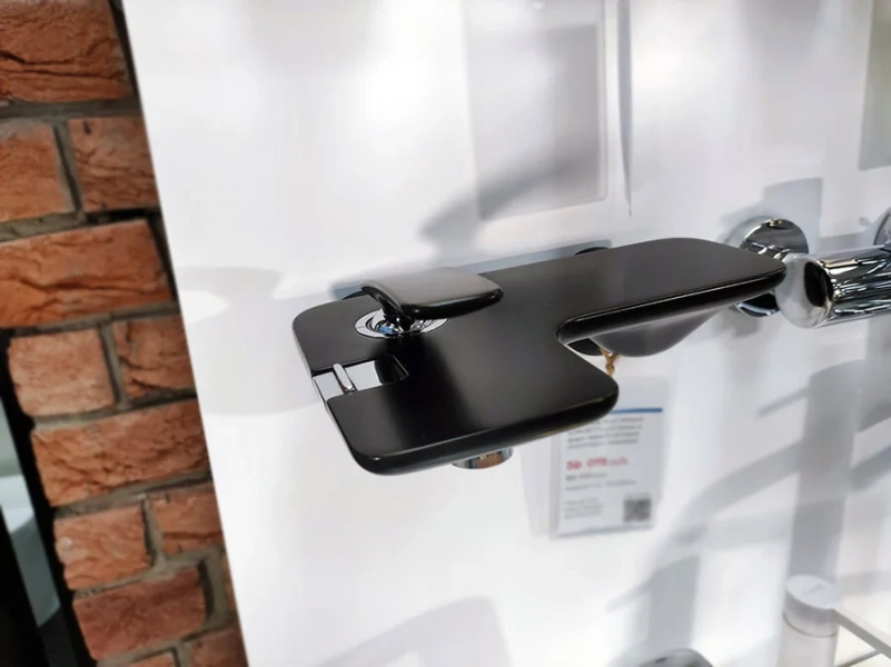 Смеситель для ванны Kludi Balance черный матовый/хром, современные, hi-tech - фото 3